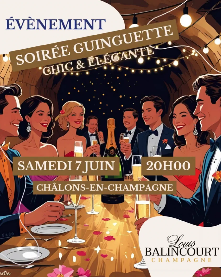Champagne Balincourt : Soirée Guinguette