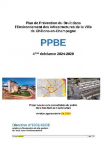 Plan de Prévention du Bruit dans l\'Environnement des infrastructures de la Ville de Châlons-en-Champagne (PPBE)
